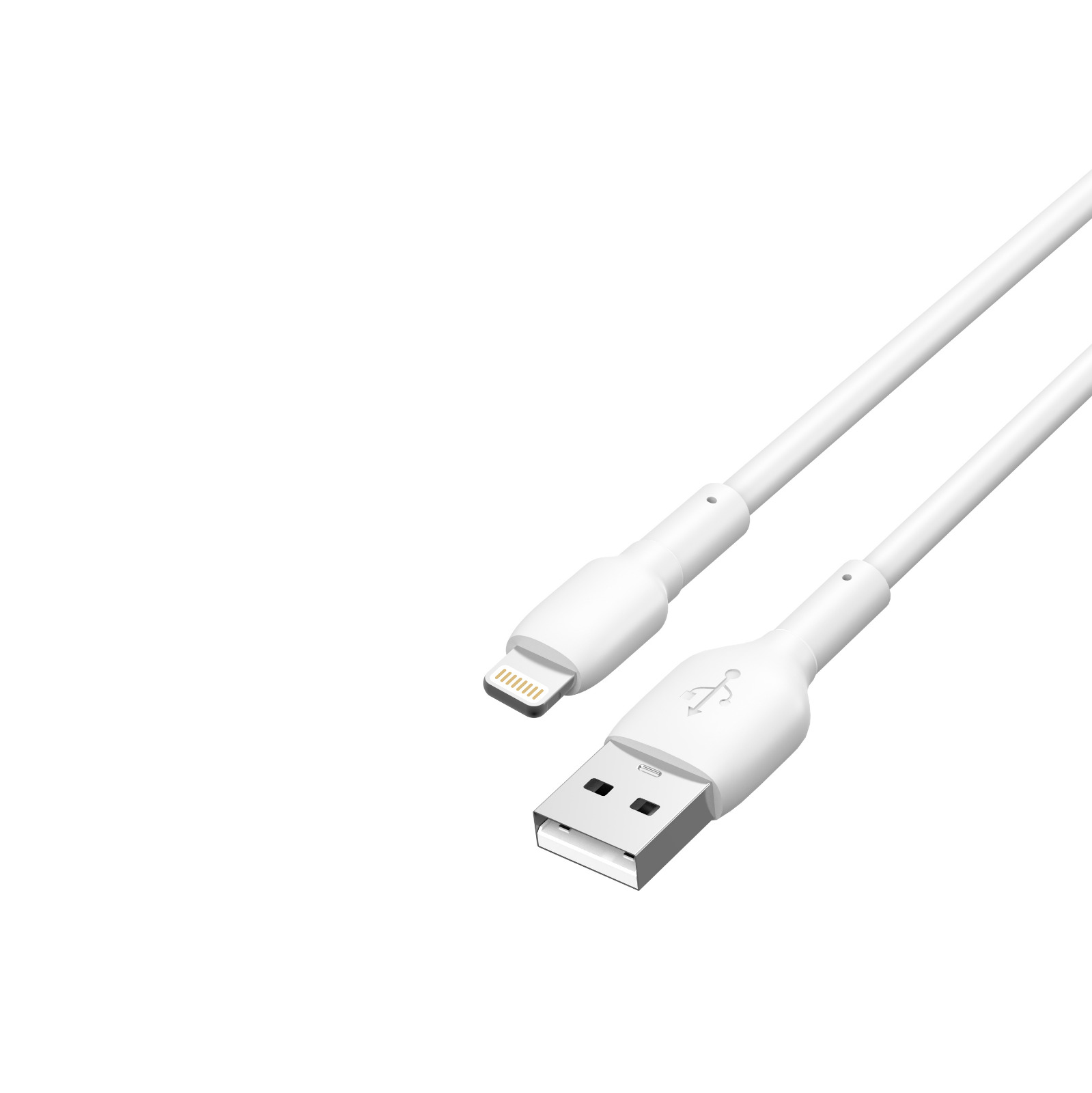MOONX síťová nabíječka MC05 22,5 W 1x USB QC3.0 + Lightning kabel bílá