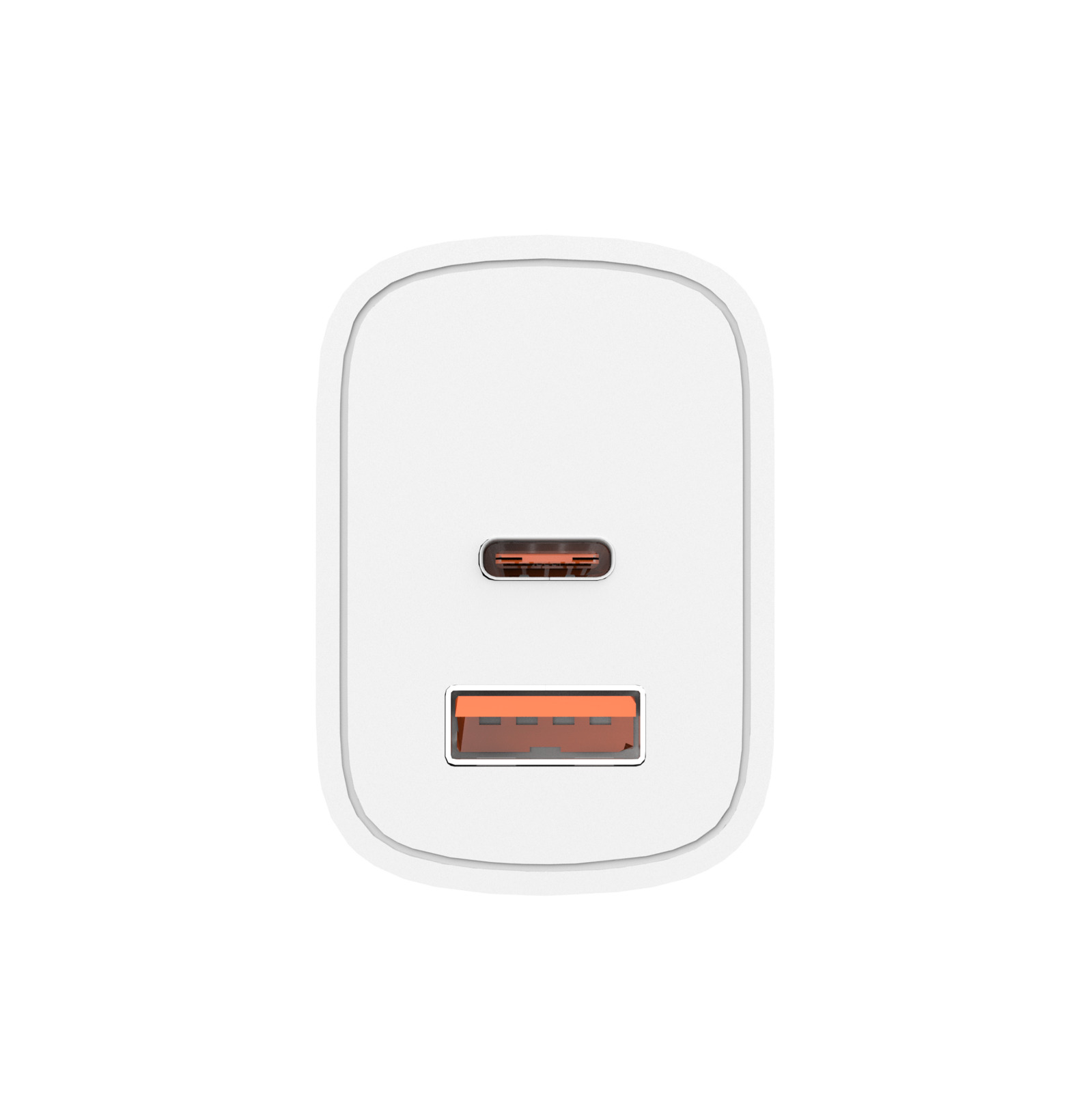 MOONX MC07 síťová nabíječka 1xUSB-C + 1xUSB QC3.0 + kabel USB-C - USB-C bílá PD 33W