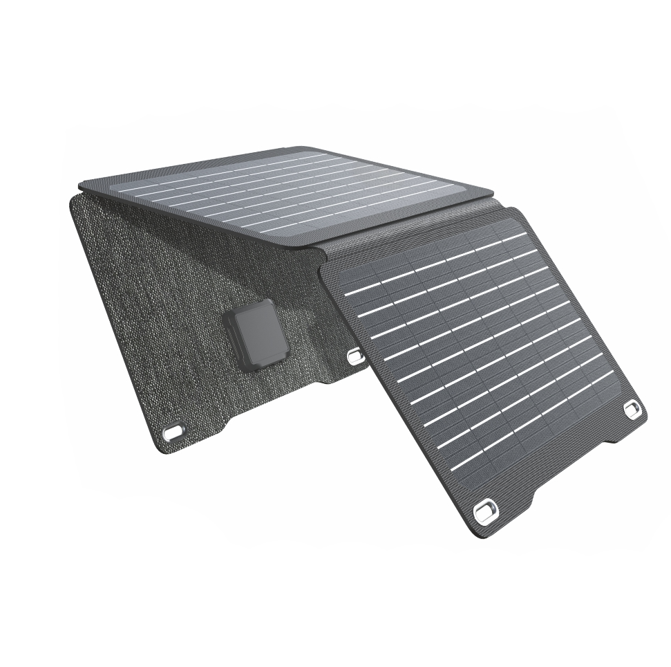 Swissten skládací solární panel 22W USB-A + USB-C