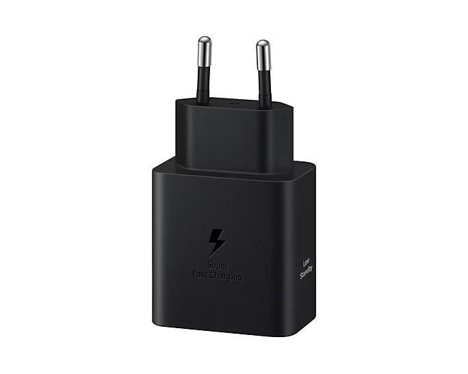 Originální síťová nabíječka Samsung EP-T4511NBEGEU PD 45W USB-C černá, blistr bez kabelu