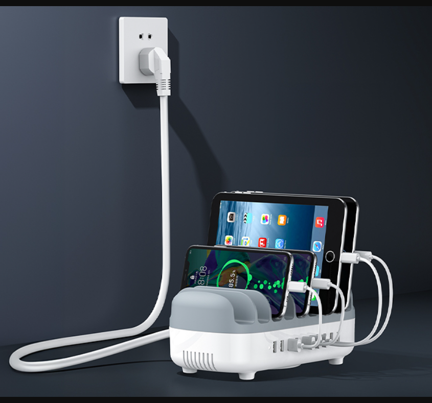 Orico DUK-10P-V1 Inteligentní nabíjecí stanice 10x USB-A 120W bílá