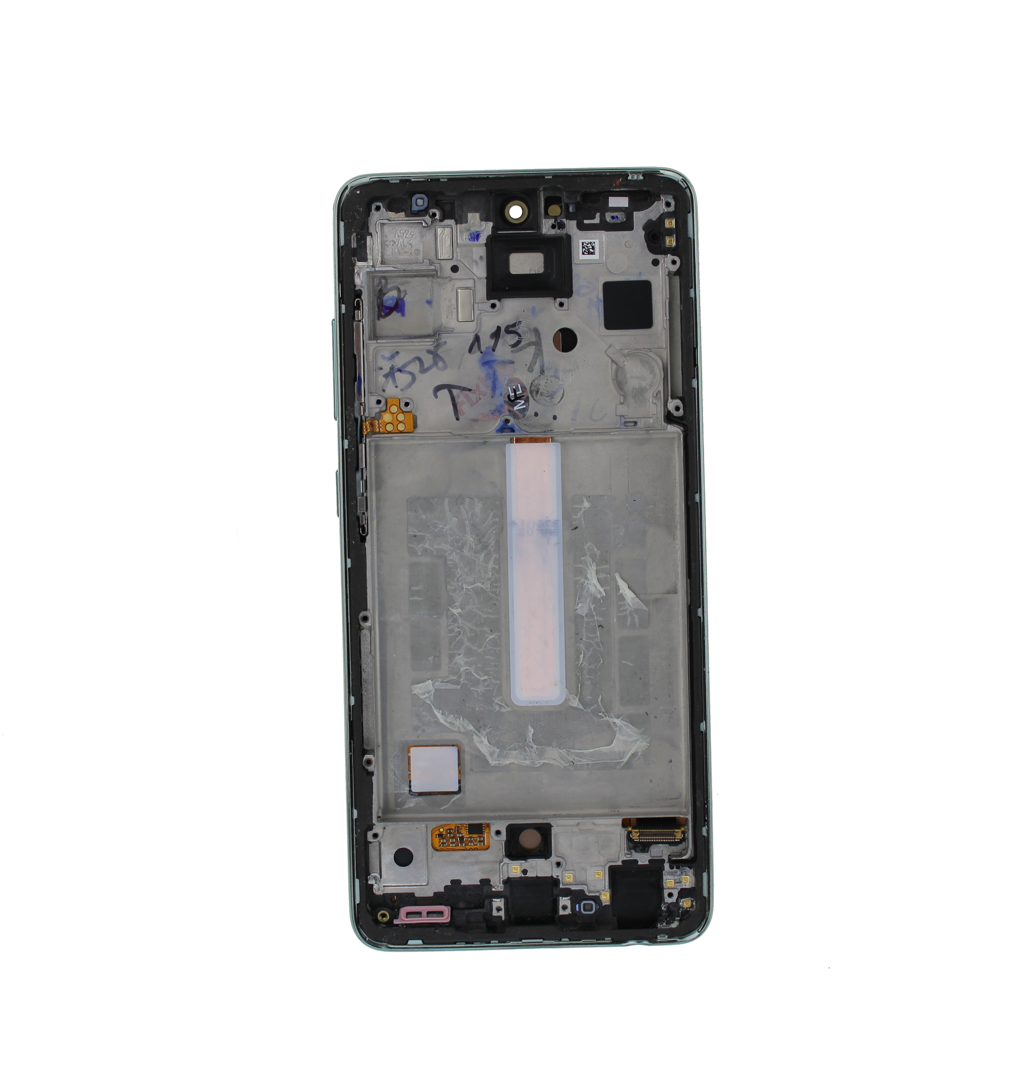 Originál LCD + Dotyková vrstva Samsung Galaxy A52s 5G SM-A528 zelený - repasovaný díl vyměněné sklíčko