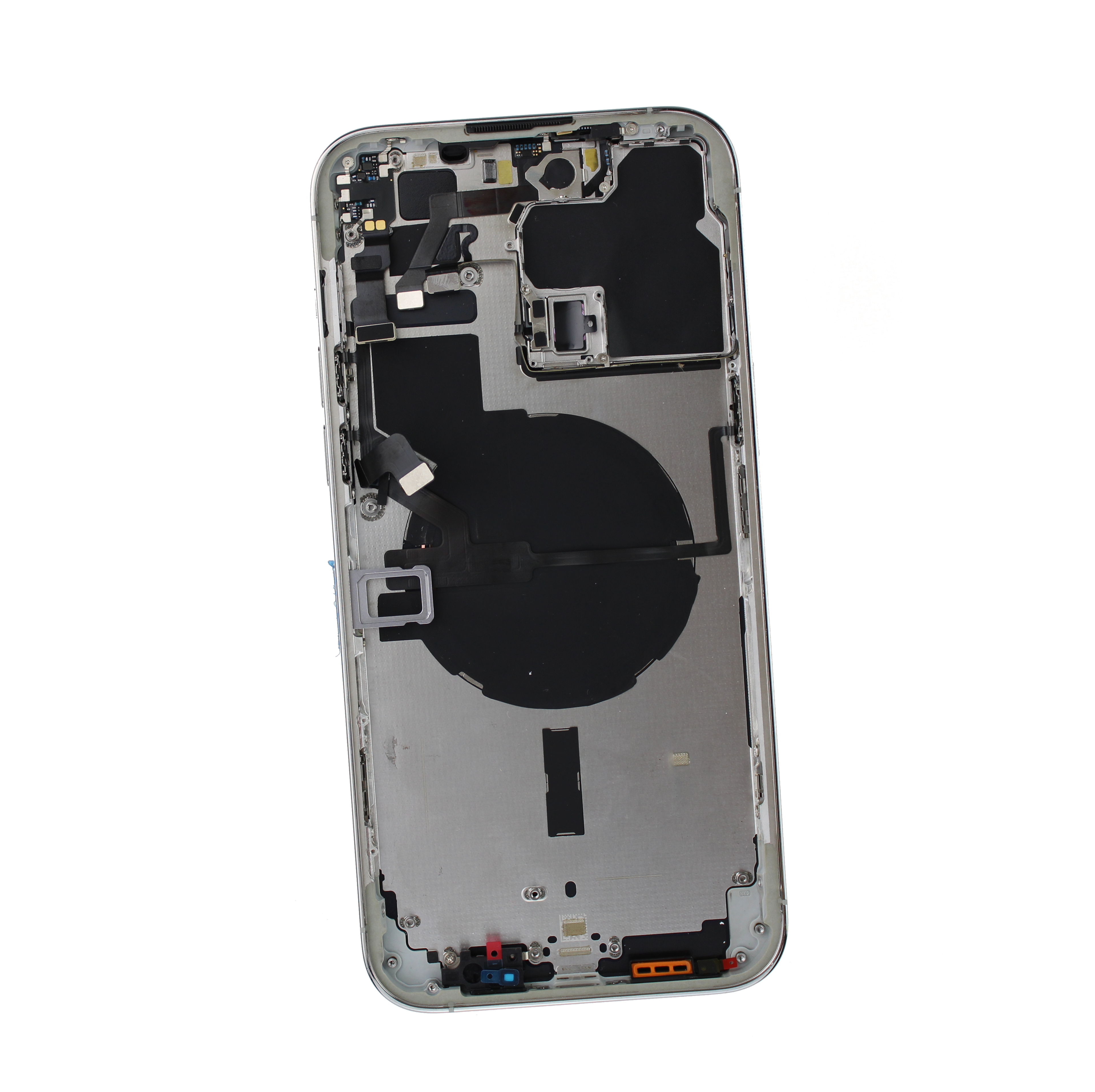 Originál korpus a kryt baterie iPhone 14 Pro Max bílý - demontovaný díl Grade A
