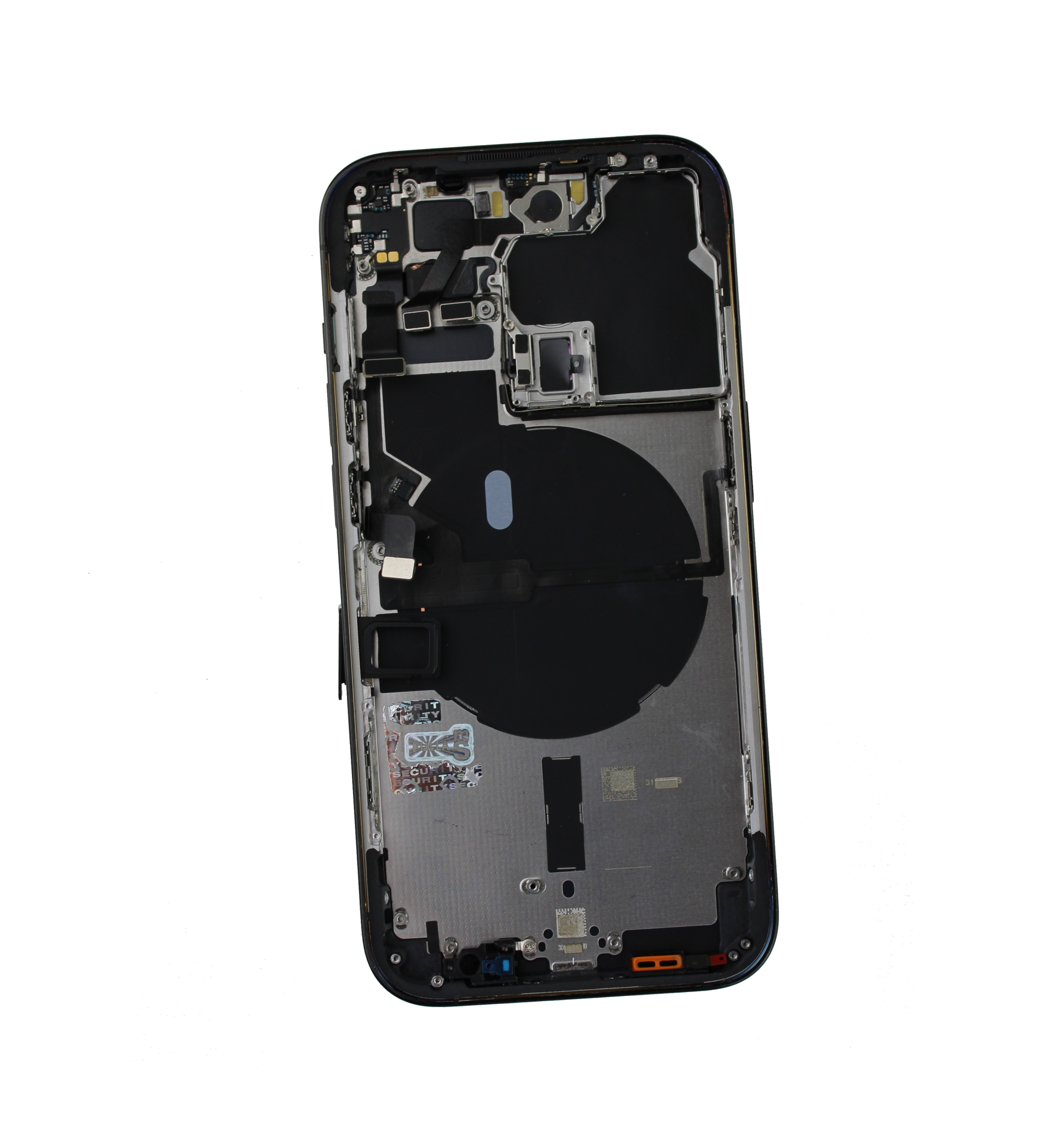 Originál korpus + kryt baterie iPhone 14 Pro černý - dempntovaný díl Grade A