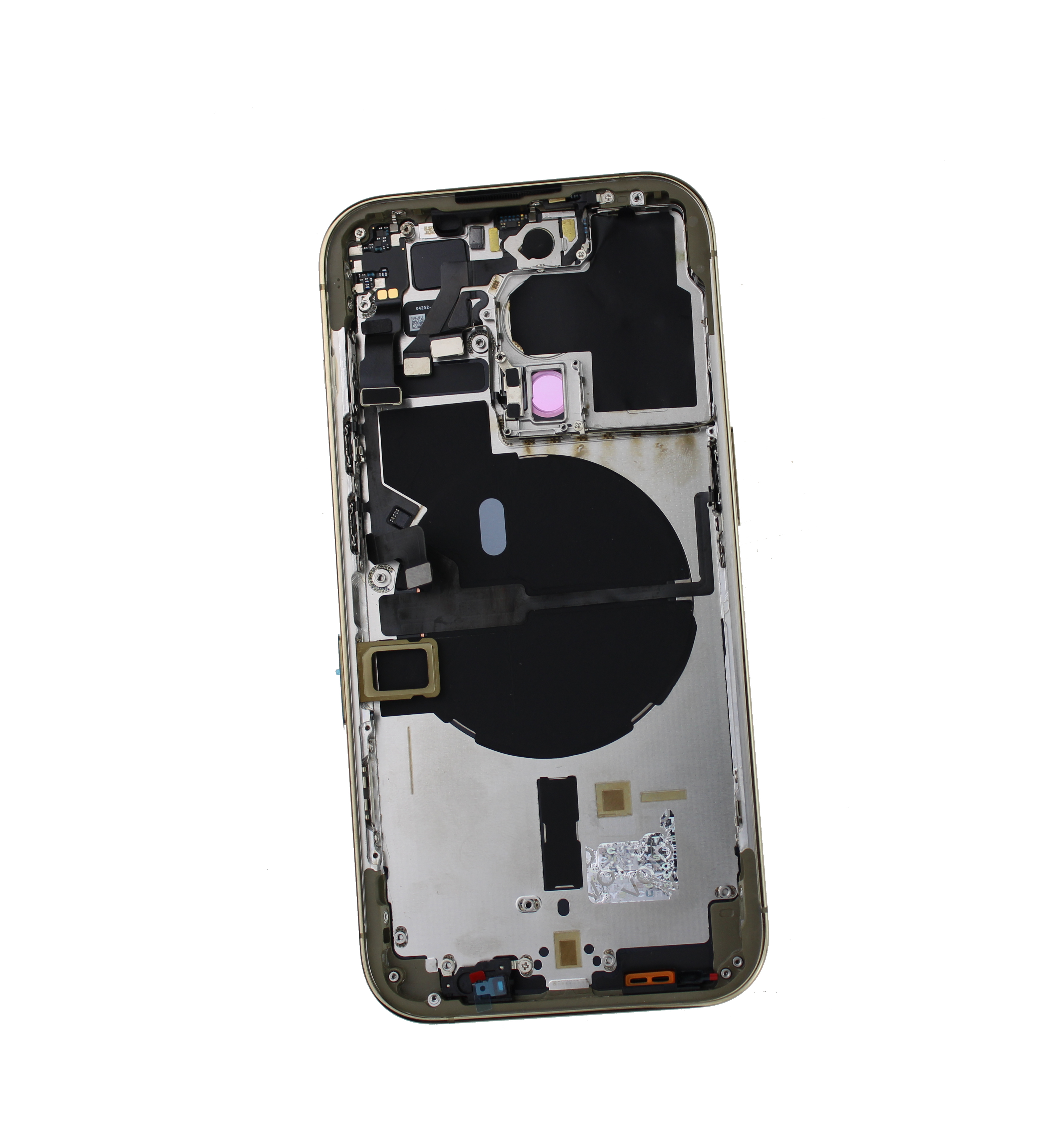 Originál korpus a kryt baterie iPhone 14 Pro zlatý - demontovaný díl Grade A