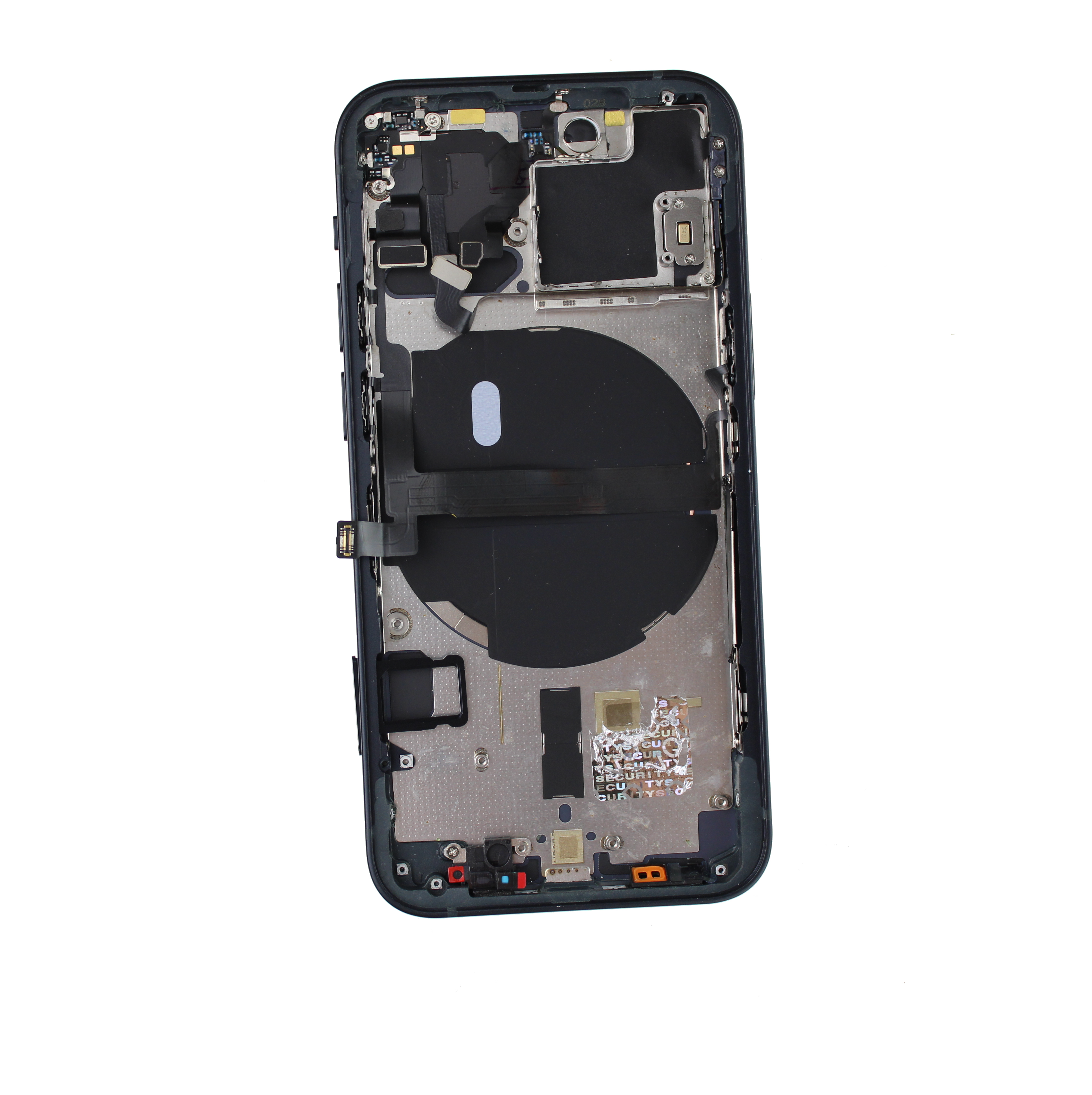 Originál korpus a kryt baterie iPhone 13 mini černý - demontovaný díl Grade A