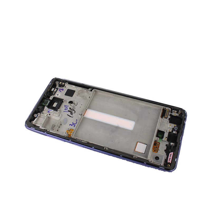 Originál LCD + Dotyková vrstva Samsung Galaxy A52s 5G SM-A528 fialová repasovaný díl - vyměněné sklíčko