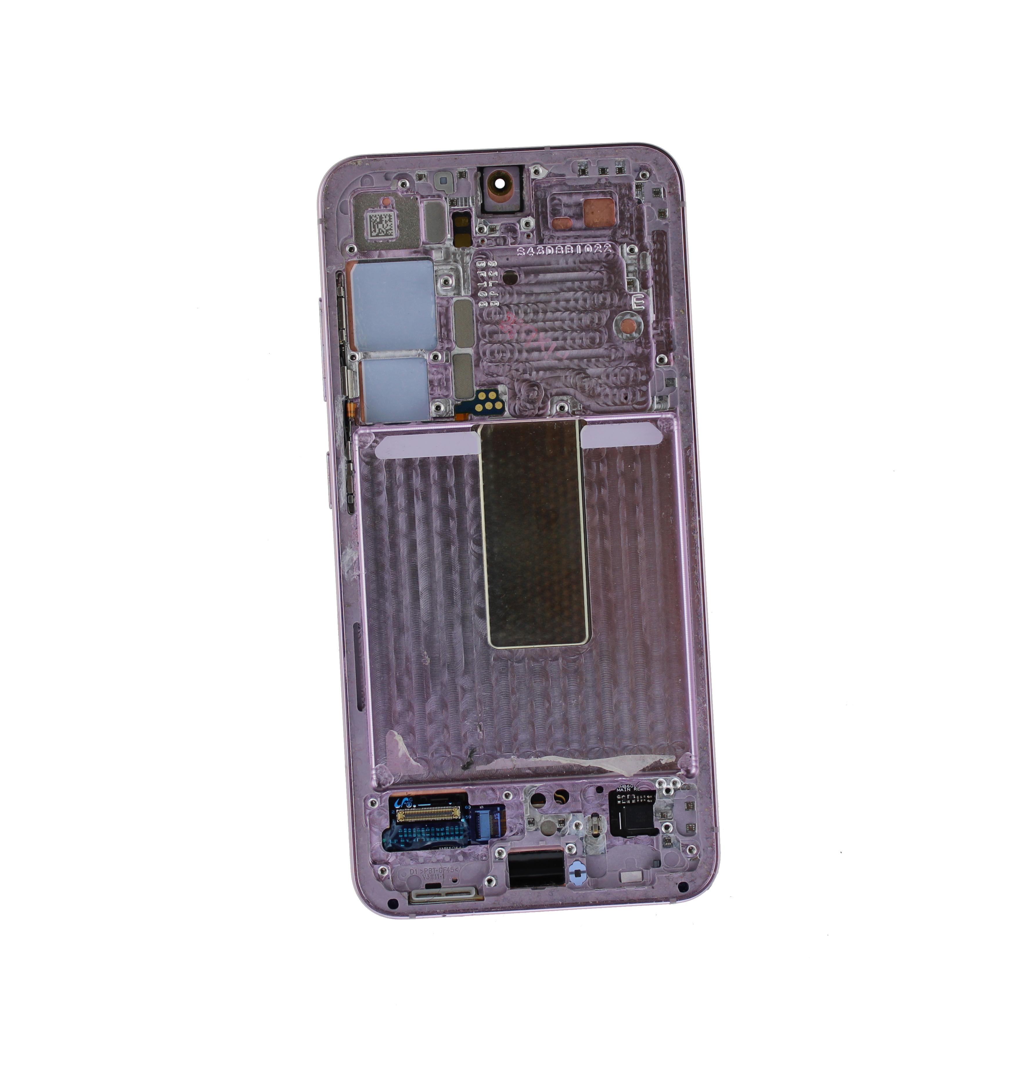 Originál LCD + Dotyková vrstva Samsung Galaxy S23 SM-S911 fialovo-růžová - Repasovaný díl vyměněné sklíčko