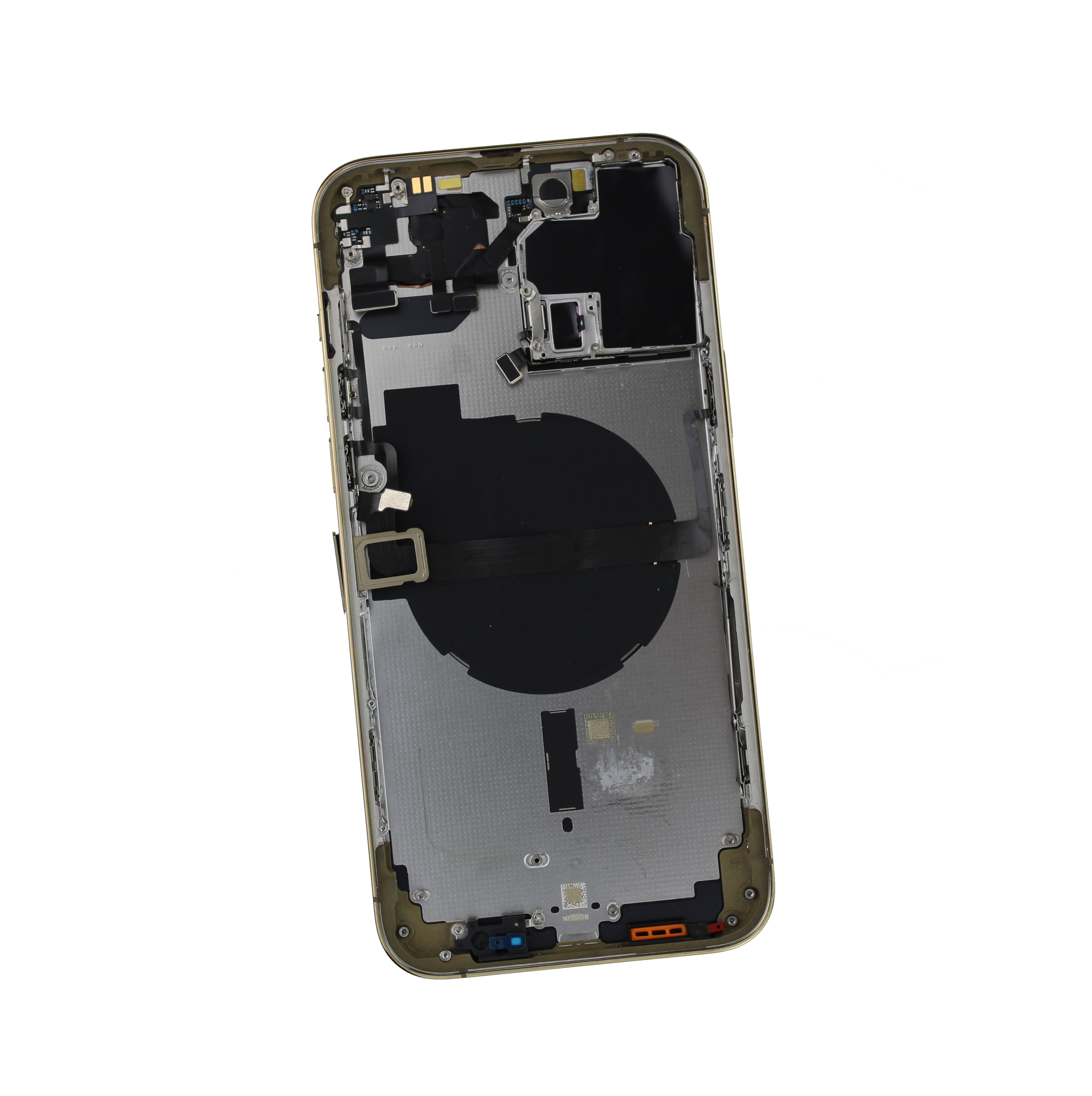 Originál korpus a kryt baterie iPhone 13 Pro Max žlutý - demontovaný díl Grade A