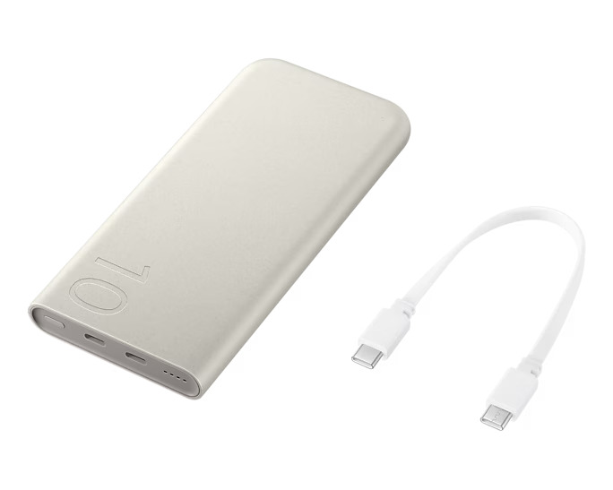 Originál Powerbanka EB-P3400XUE Samsung FastCharge 2x USB-C 25W 10000mAh béžová