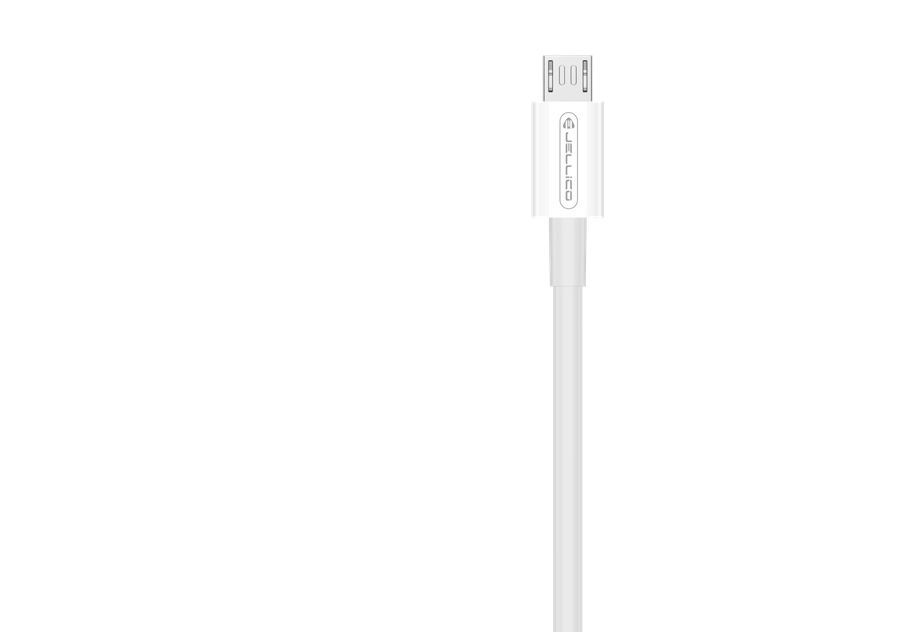 Jellico USB kable B1 Micro USB 3.1A bílý 1m