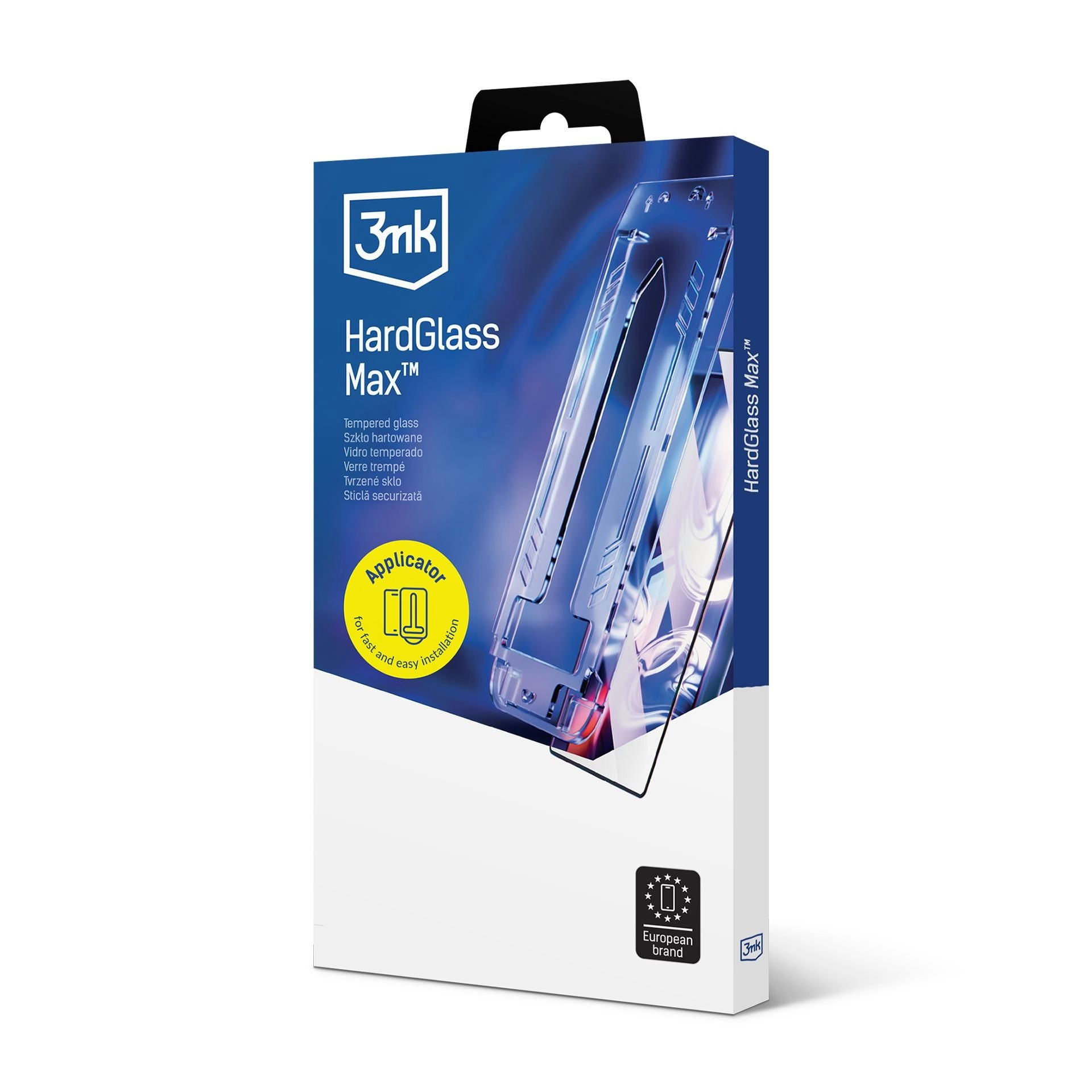 3MK Ochranné tvrzené sklo iPhone 17 Pro HardGlass Max s aplikátorem