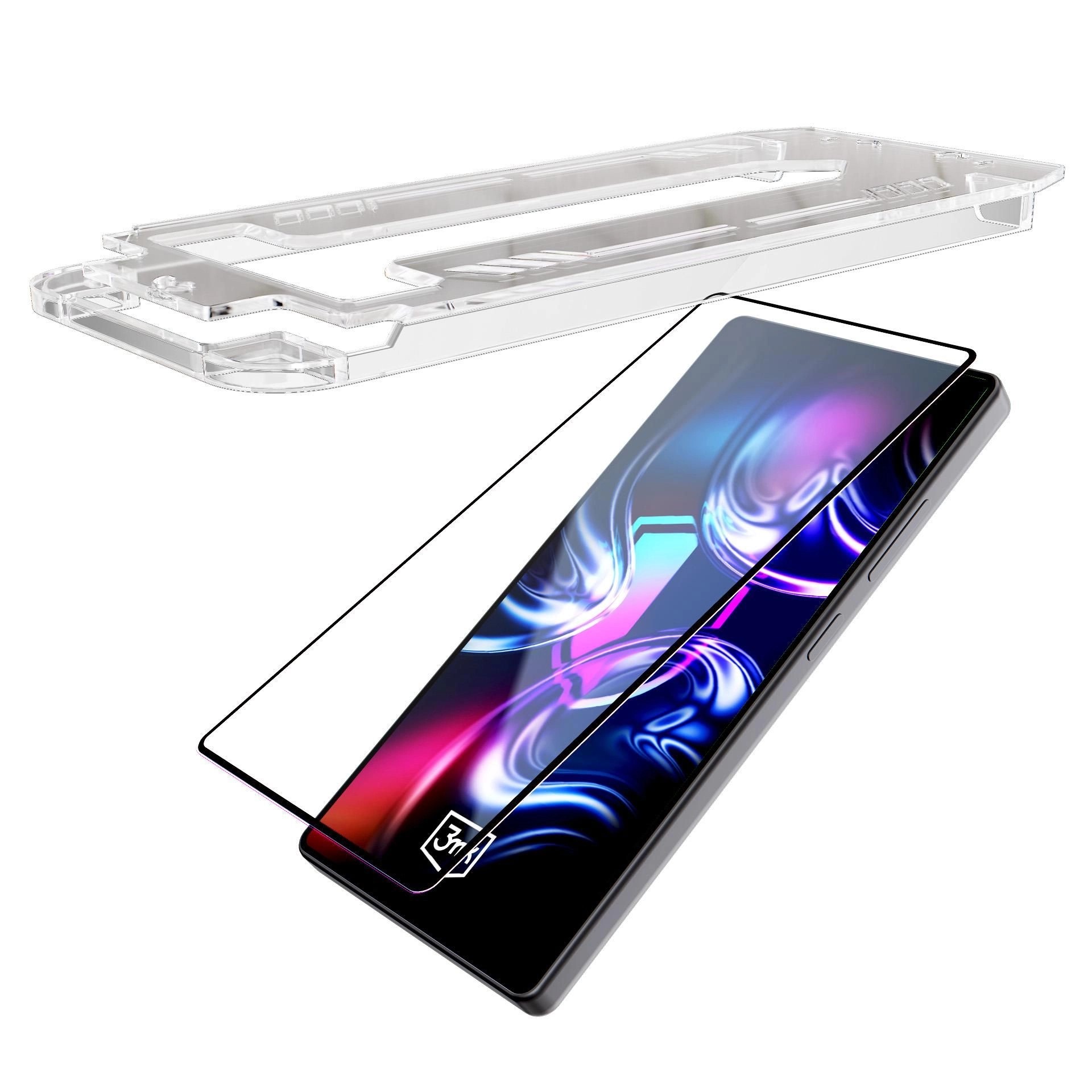 3MK Ochranné tvrzené sklo iPhone 16 Pro - iPhone 17 HardGlass Max s aplikátorem