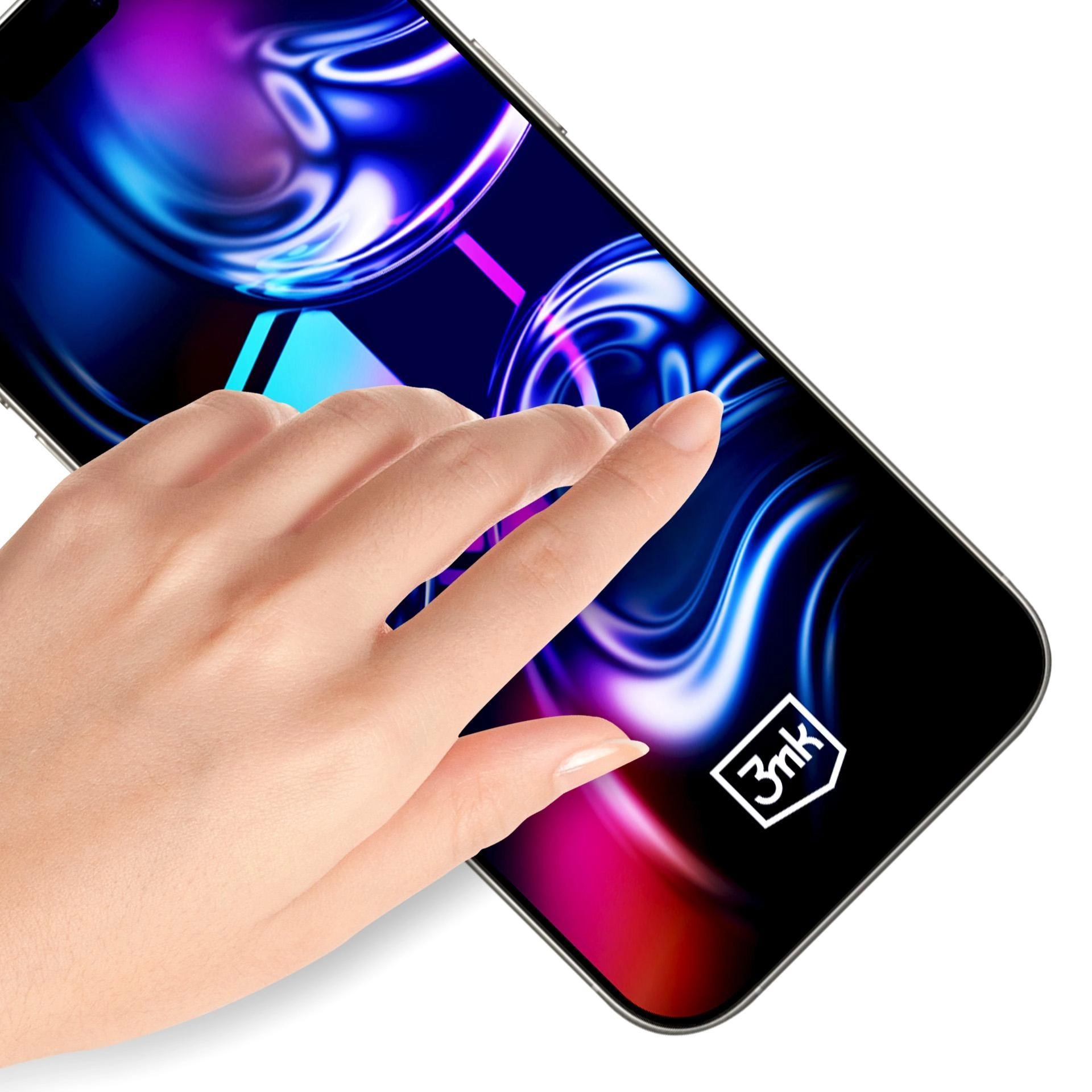 3MK Ochranné tvrzené sklo iPhone 17 Pro Max HardGlass Max s aplikátorem