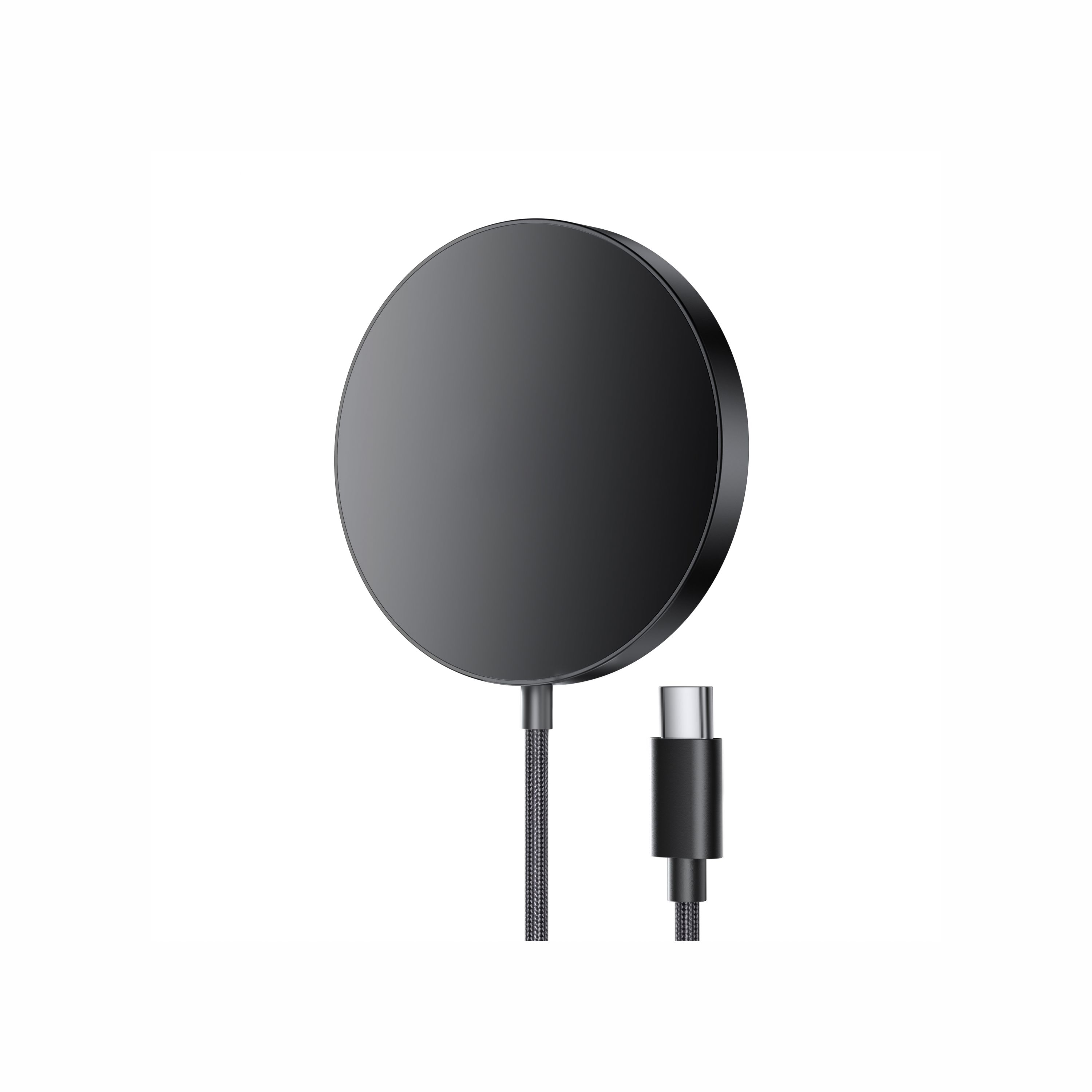SWISSTEN Bezdrátová nabíječka MagSafe 15W Qi2 černá 1,5m iPhone Appple černá