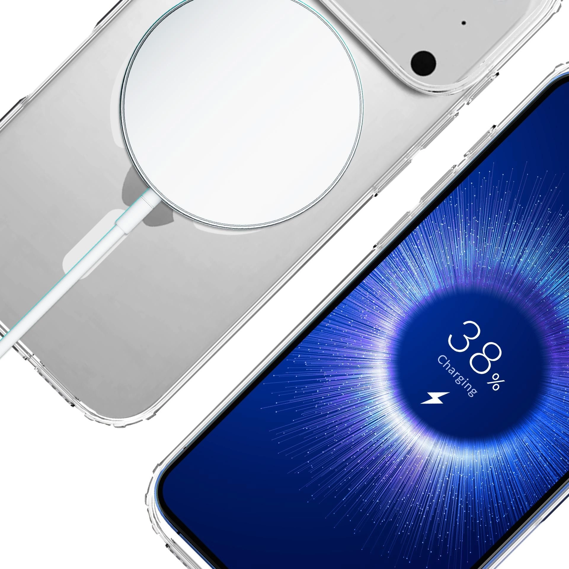 Obal iPhone 17 MagSafe 3mk Armor transparentní