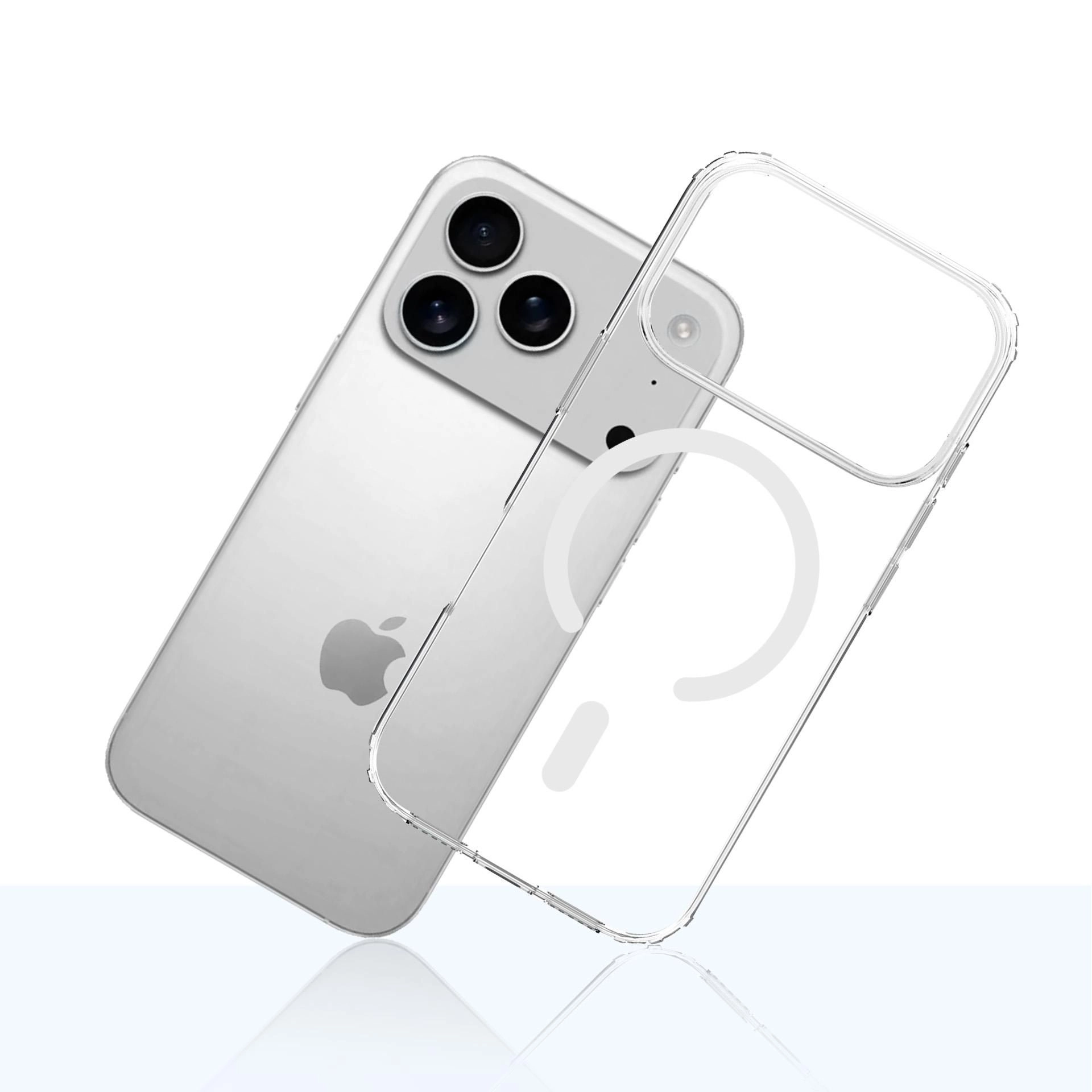Obal iPhone 17 MagSafe 3mk Armor transparentní