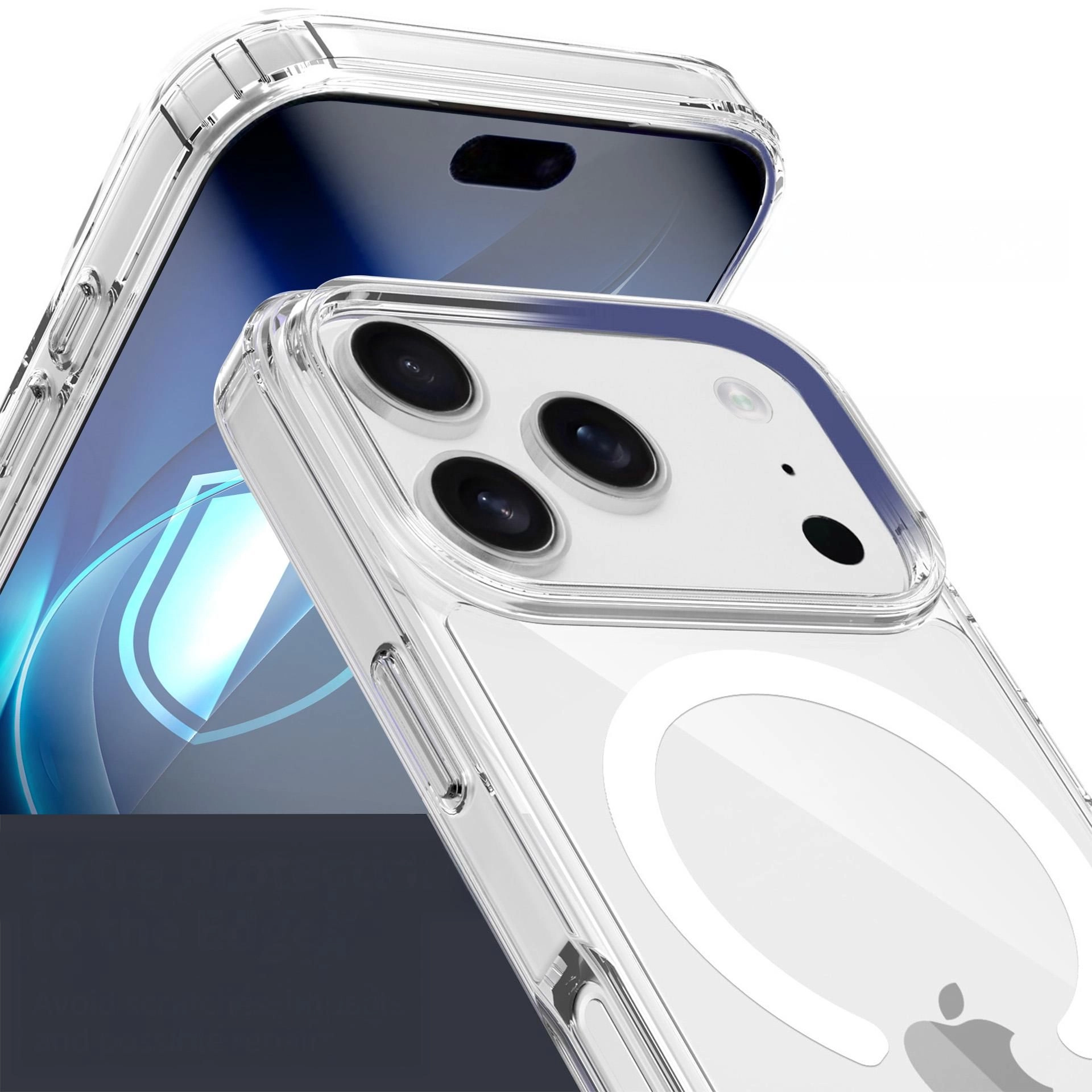 Obal iPhone 17 MagSafe 3mk Armor transparentní