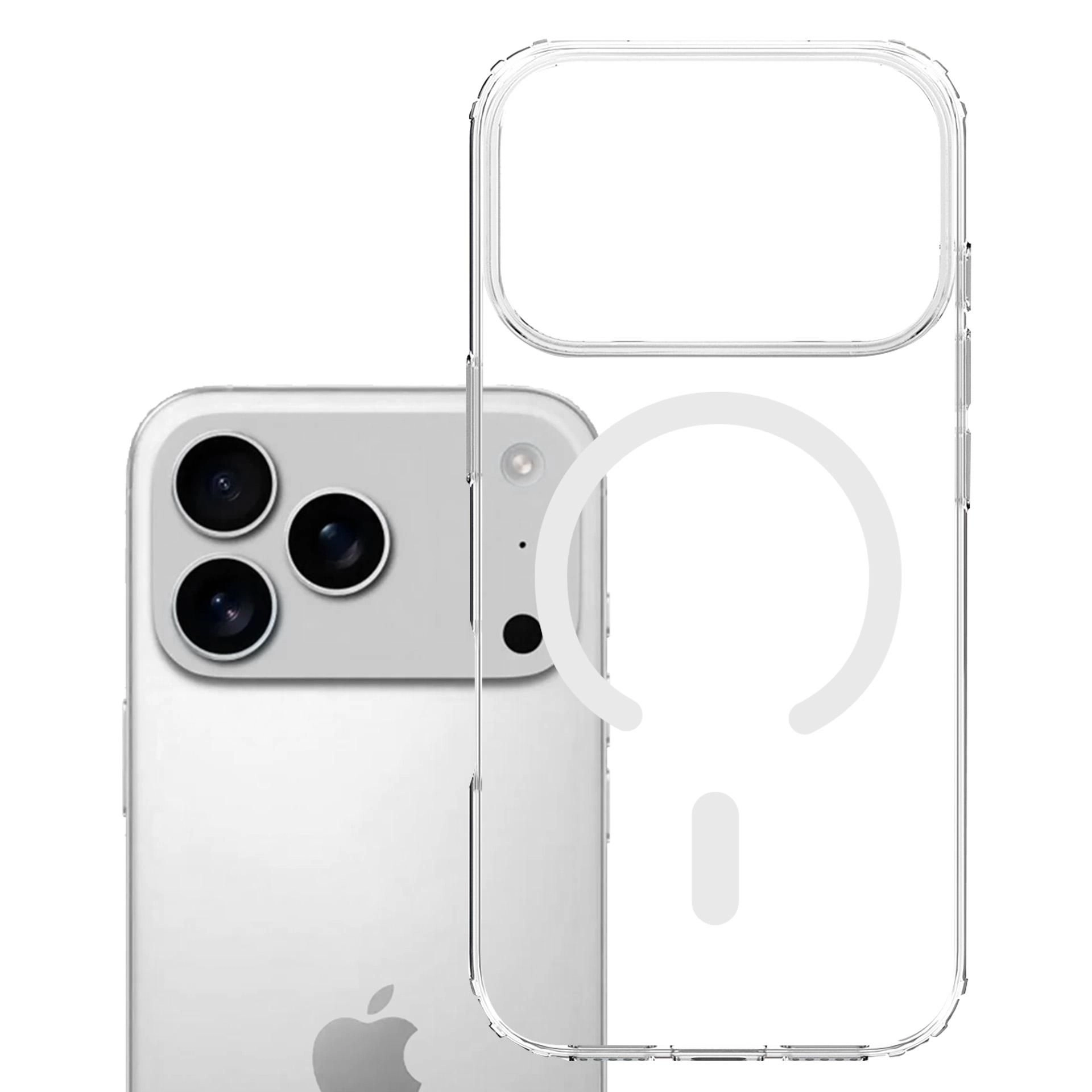 Obal iPhone 17 MagSafe 3mk Armor transparentní
