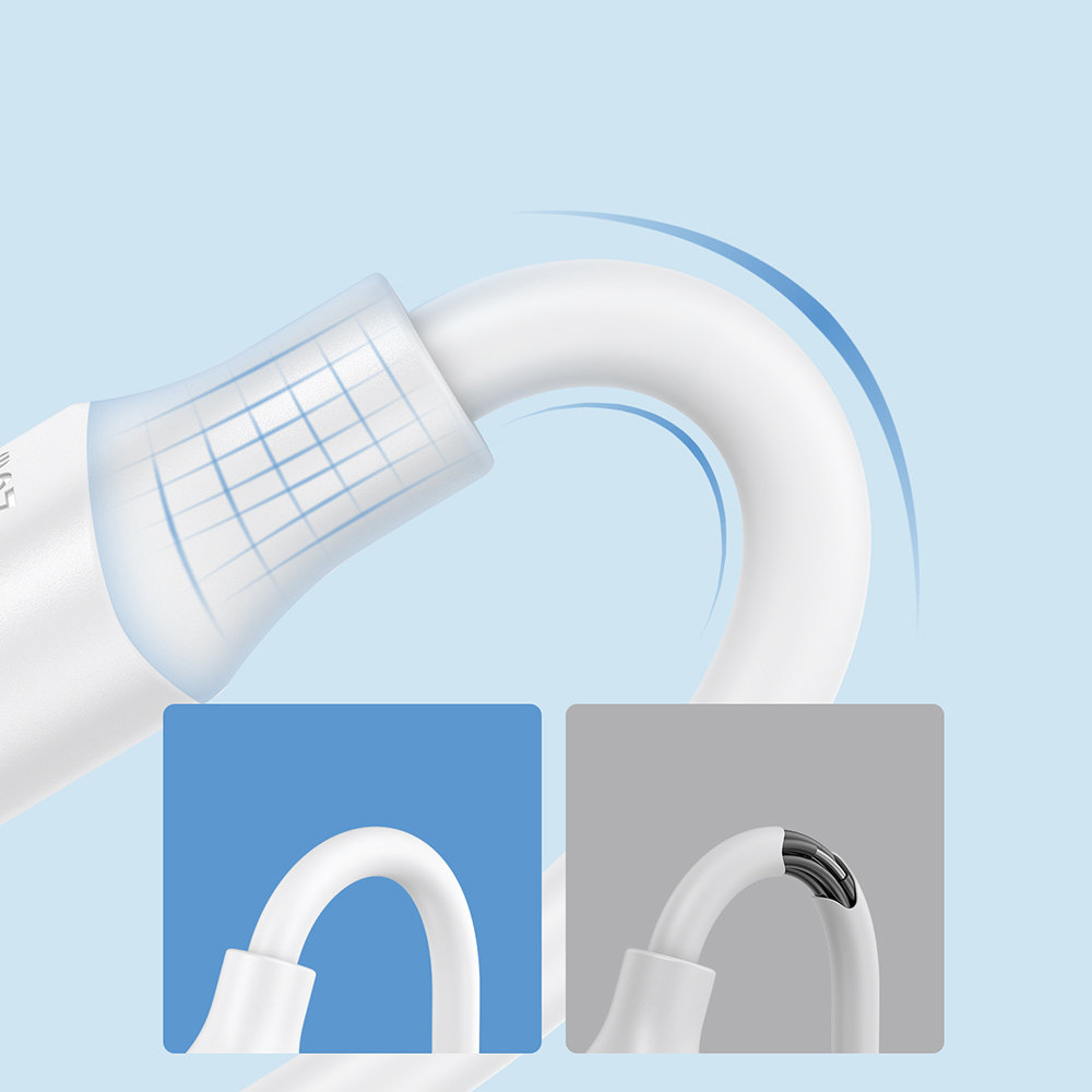 Joyroom USB nabíjecí/datový kabel - USB-C 3A 1m bílý(S-UC027A9