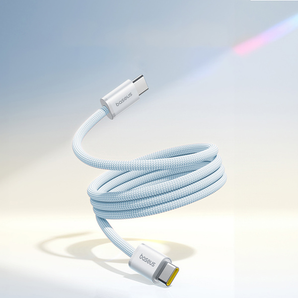 Baseus Dynamic 4 Pro magnetický kabel USB-C - USB-C 100W 1 m modrý