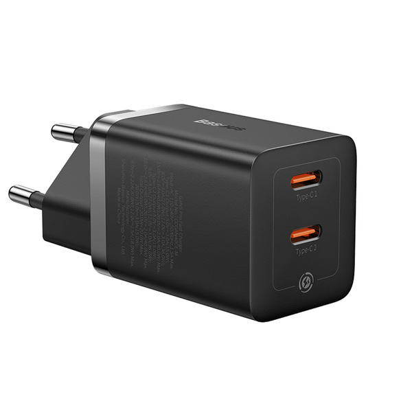 Baseus GaN5 Pro síťová nabíječka 2x USB-C 40W černá