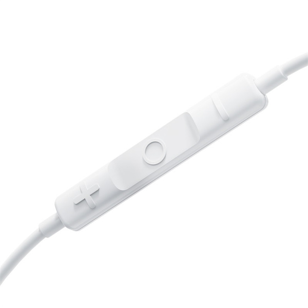Baseus Encok HZ19 drátová sluchátka do uší s mikrofonem mini jack 3.5 mm bílá