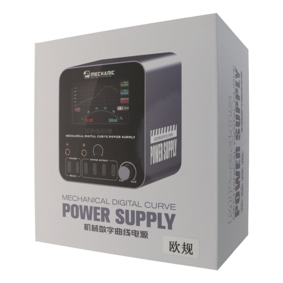 Mechanic MP-2405 – laboratorní zdroj DC 24V 5A s digitální křivkou proudu - mechanickým indikátorem a porty PD3.1/USB-C