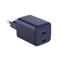 3mk Hyper GaN Charger 45W síťová nabíječka PD QC 4.0 PPS 2× USB-C černá