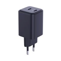 3mk Hyper GaN Charger 45W síťová nabíječka PD QC 4.0 PPS 2× USB-C černá