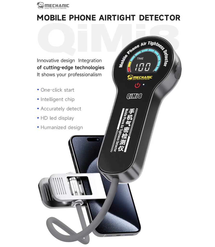 MECHANIC QiMi8 tester vodotěsnosti smartphonů USB-C a Typ-C