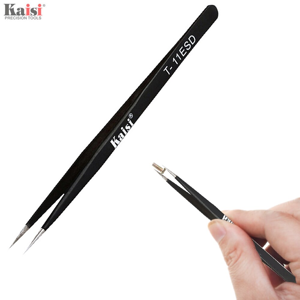 Kaisi T-11 profi precizní ESD pinzeta z nerezové oceli