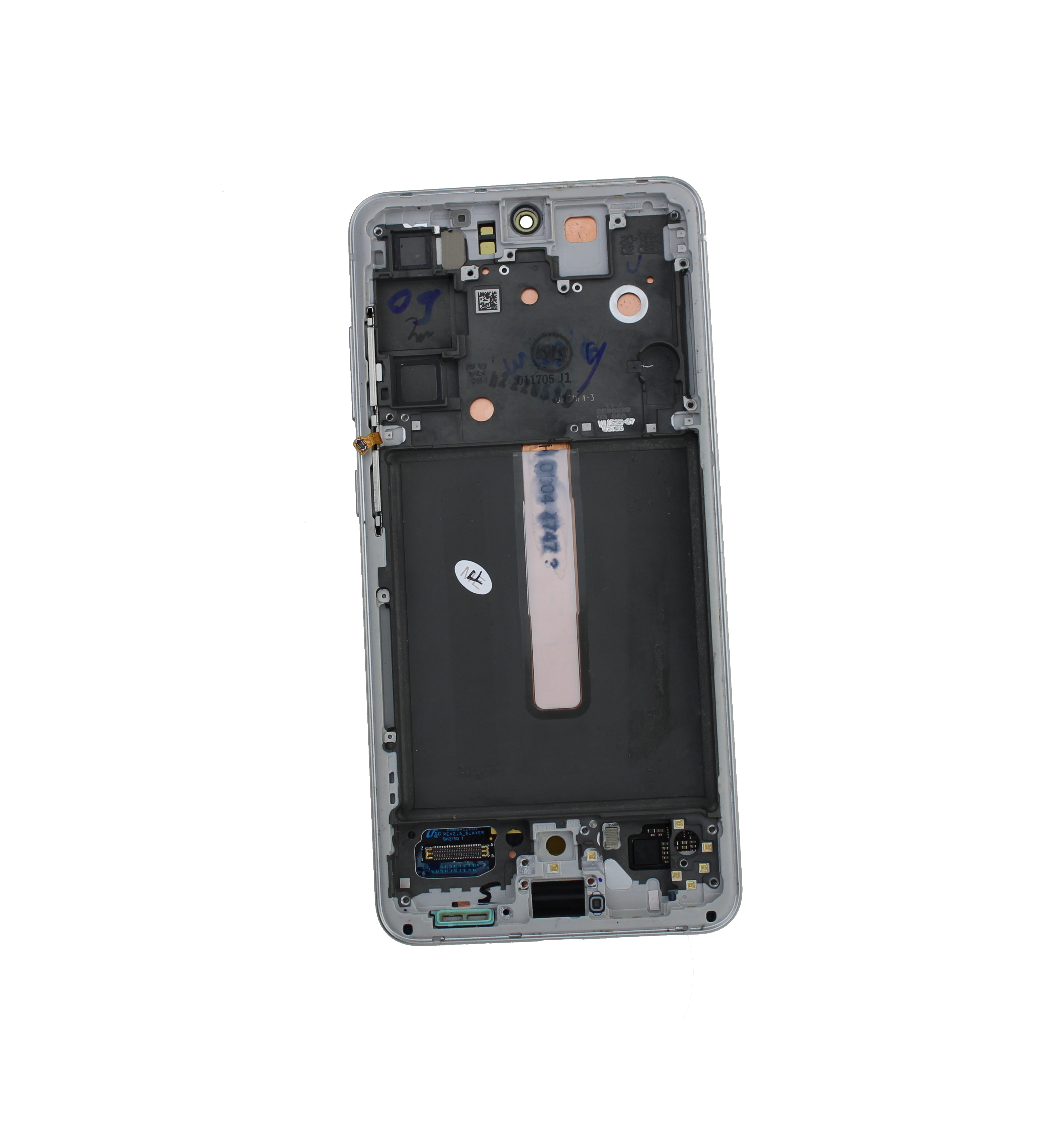 Originál LCD + Dotyková vrstva Samsung Galaxy S21 FE bílý - repasovaný díl vyměněné sklíčko