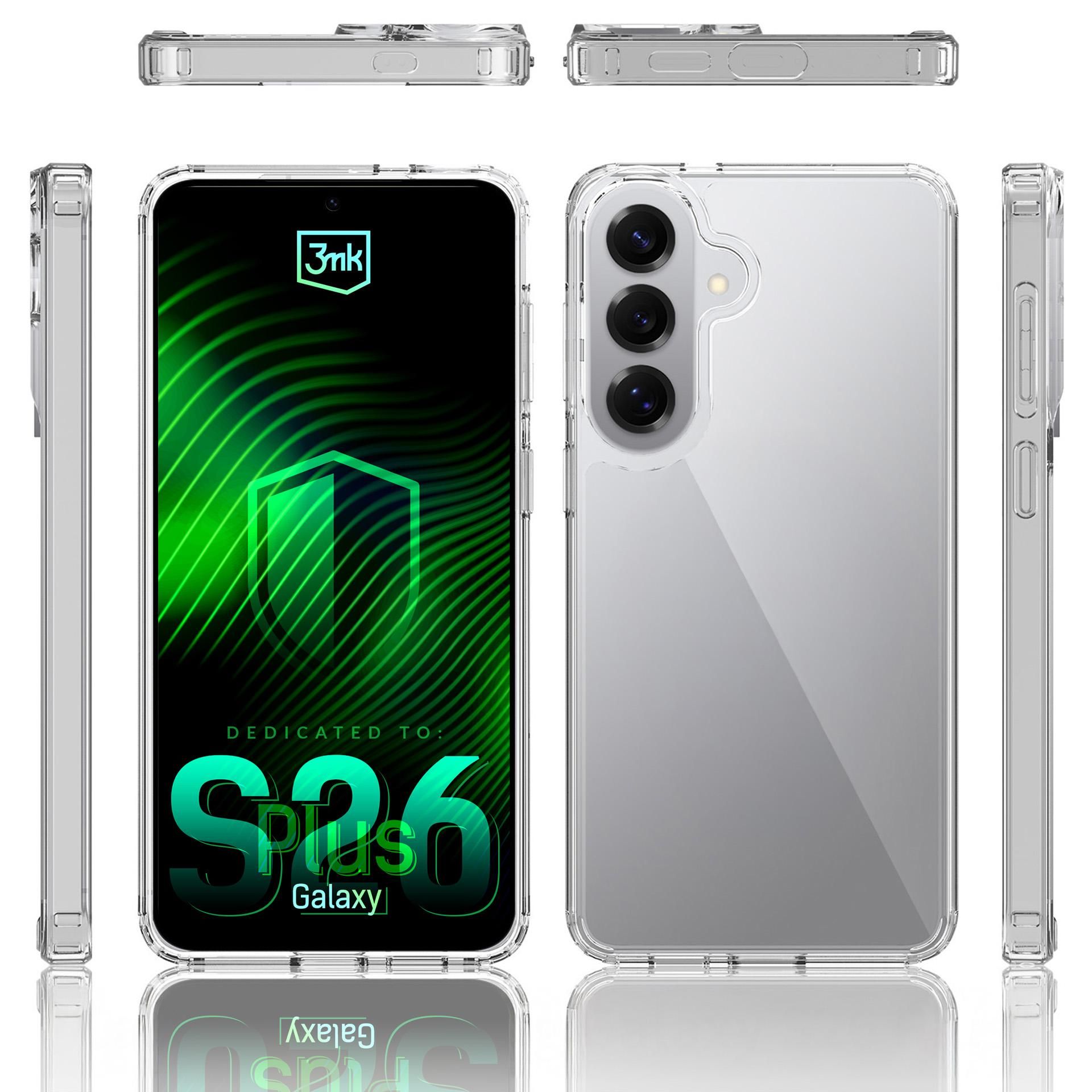 3MK Obal Samsung Galaxy S26 Plus All-Safe Armor Case transparentní