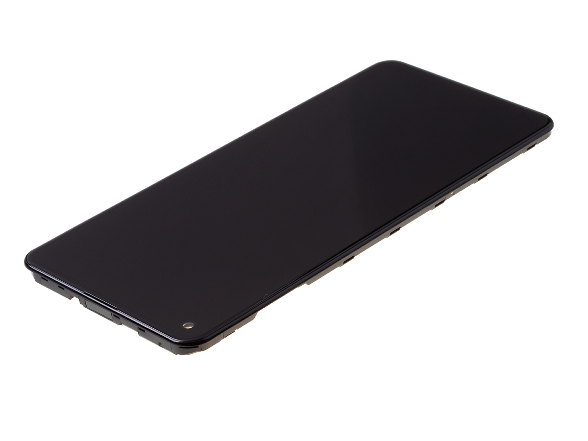 Originál LCD + Dotyková vrstva Samsung SM-A217 Galaxy A21s černý - demontovaný díl vypálení LCD A