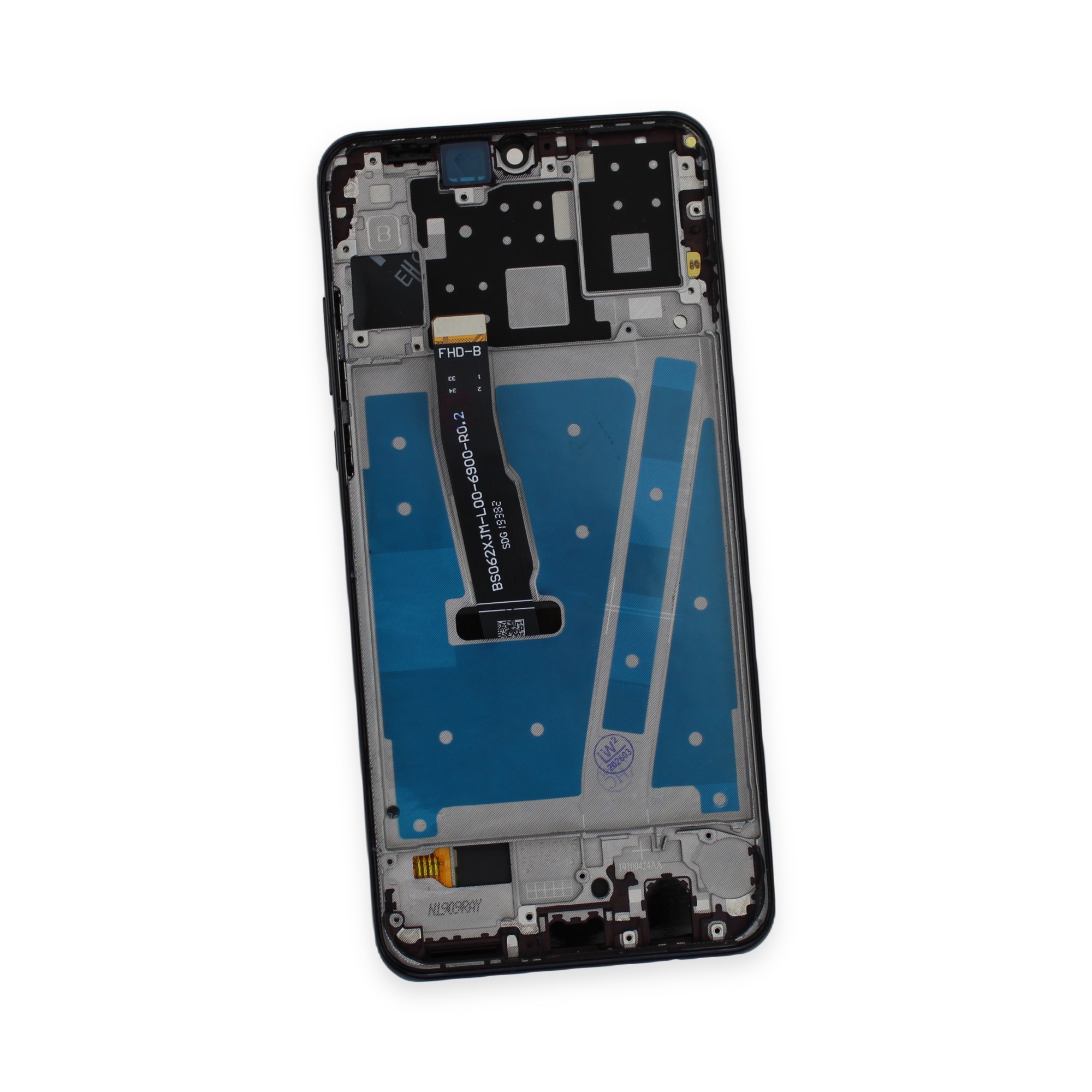 Dotyková vrstva Huawei P30 Lite černý - repasovaný díl vyměněné sklíčko