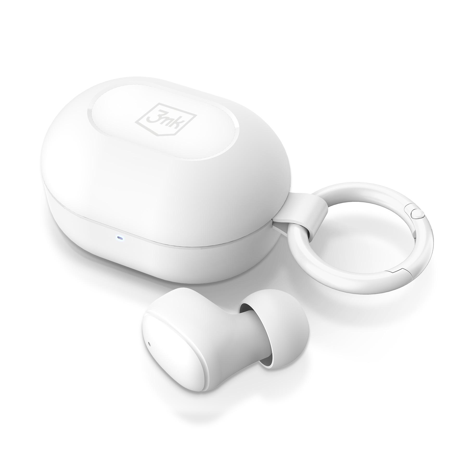 3mk FlowBuds 6.0 bezdrátová sluchátka stereo bílé