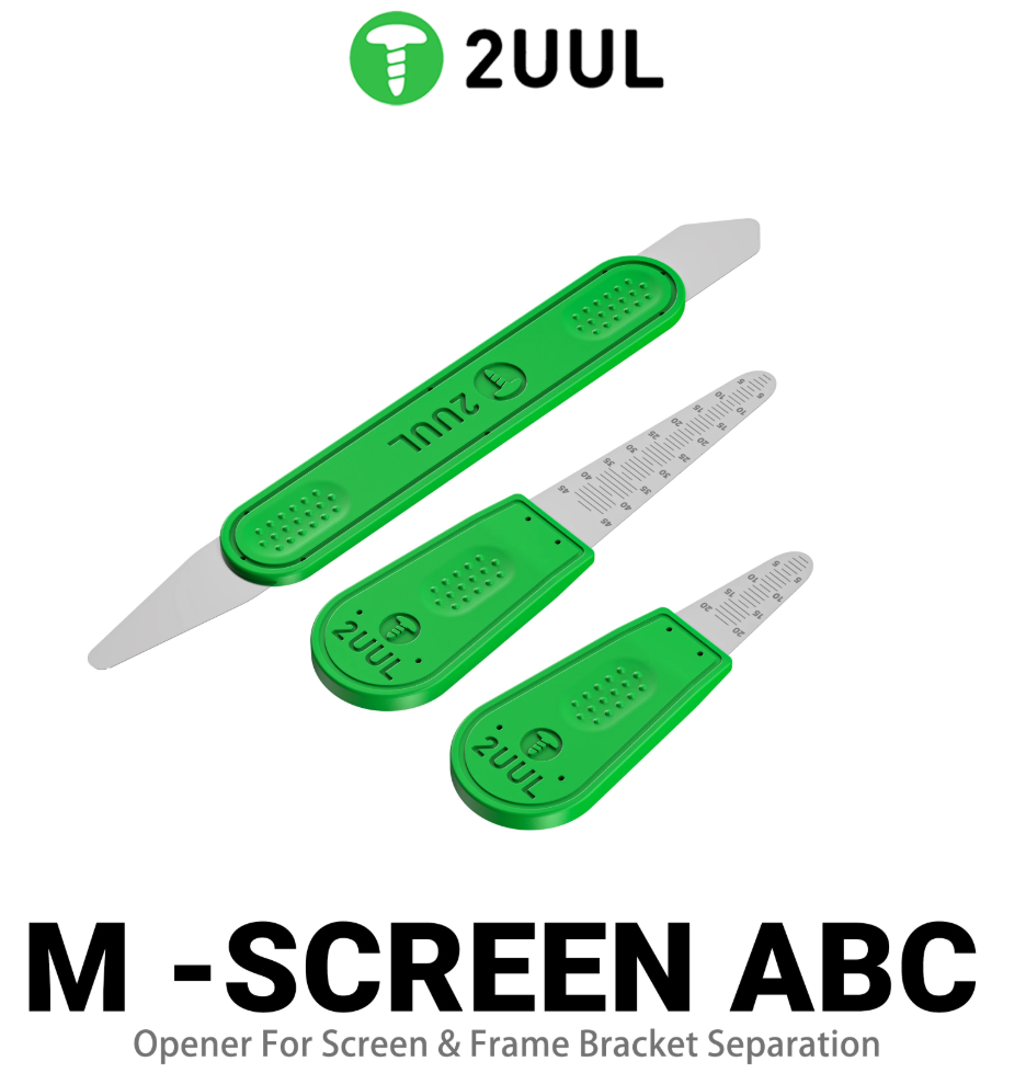 2UUL M-Screen ABC DA89 Profesionální sada pro otevírání LCD displejů mobilních telefonů 3 ks