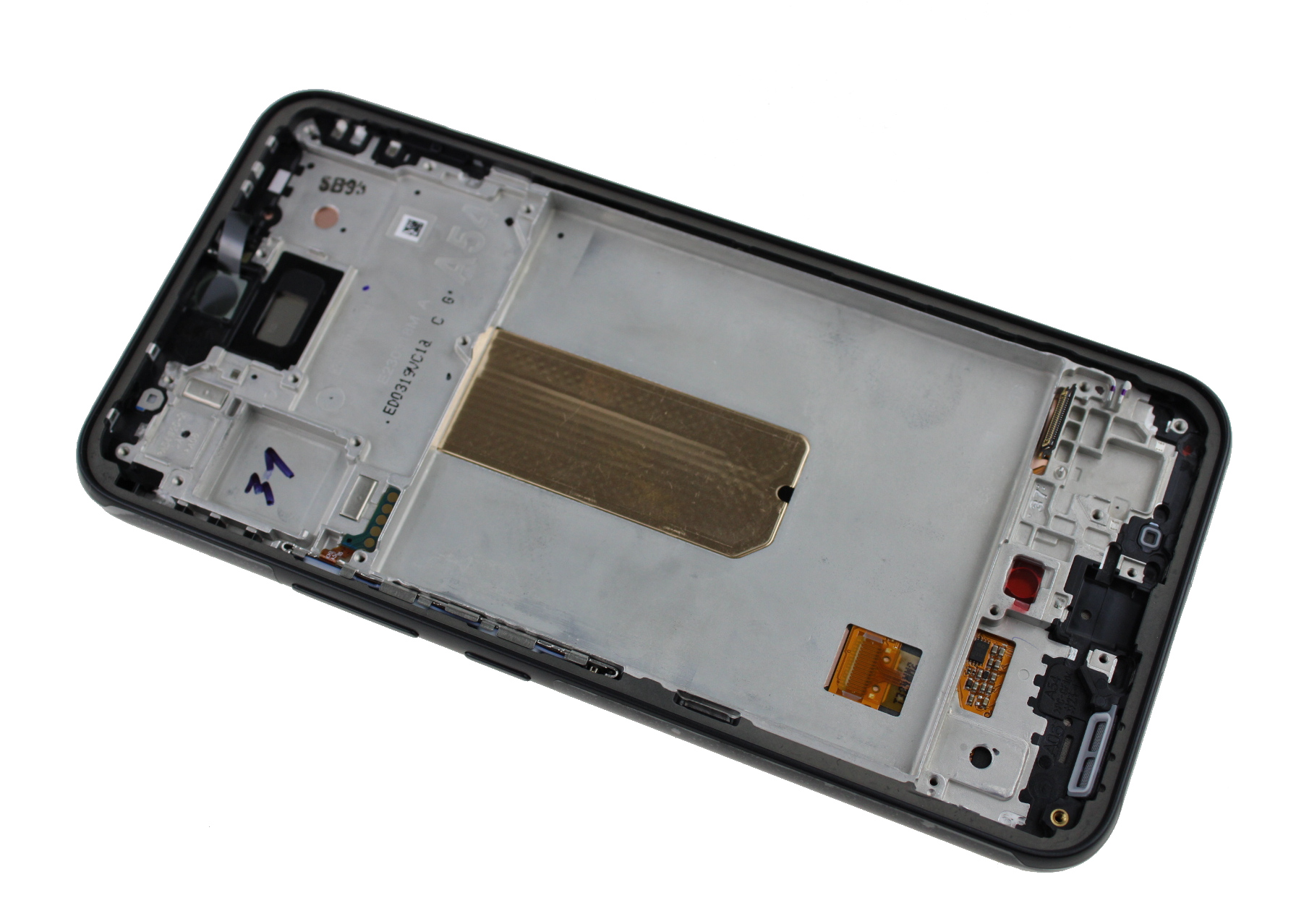 Originál LCD + Dotyková vrstva Samsung Galaxy A54 5G SM-A546 černá - demontovaný díl - vypálení LCD A