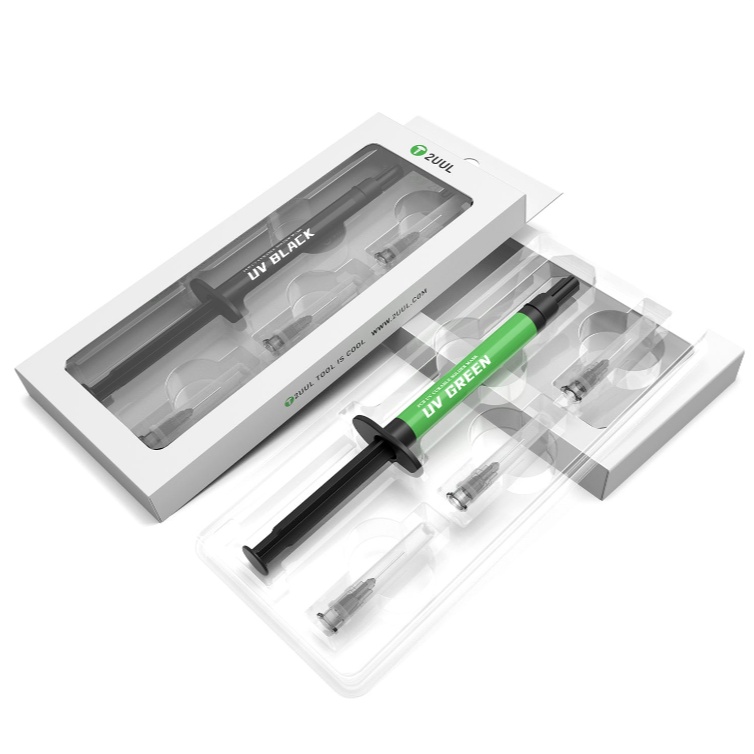 2UUL SC53 UV solder maska – zelená ochranná maska pro opravy PCB a základních desek