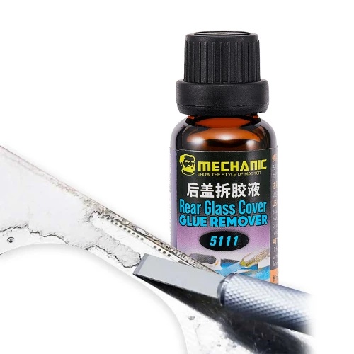 Mechanic 5111 – servisní kapalina pro odstranění lepidla zadního skla 20 ml back glass