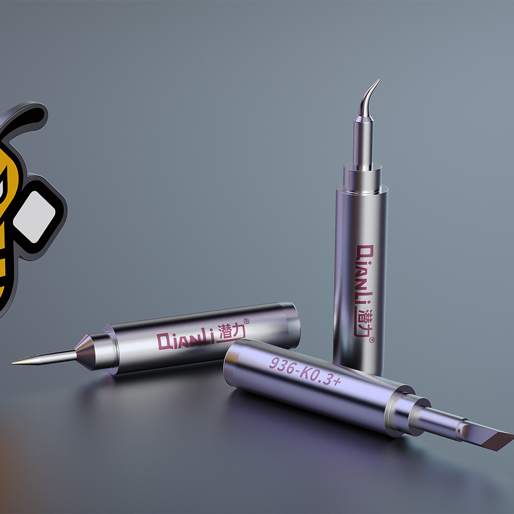QianLi Bumblebee J – přesný pájecí hrot 0,3 mm zahnutý
