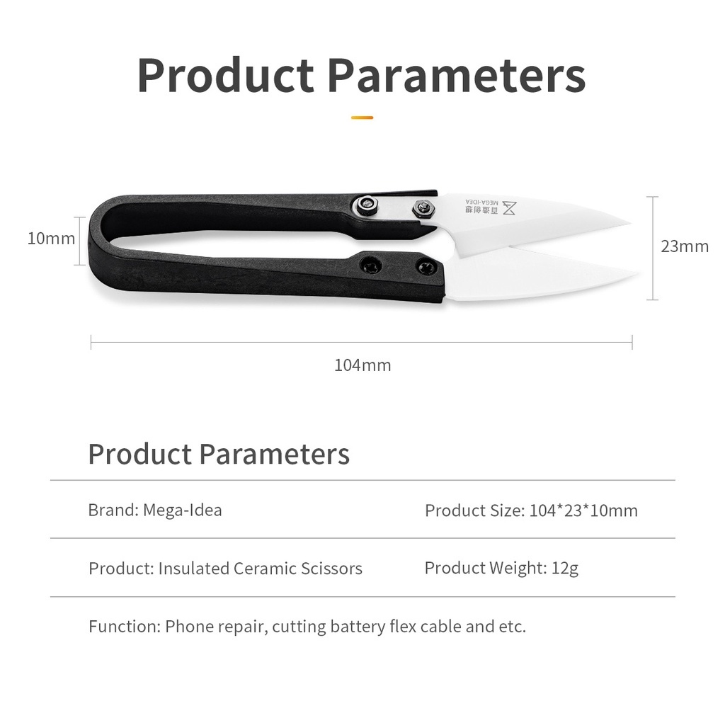 QianLi Ceramic Scissors – profesionální izolované keramické nůžky