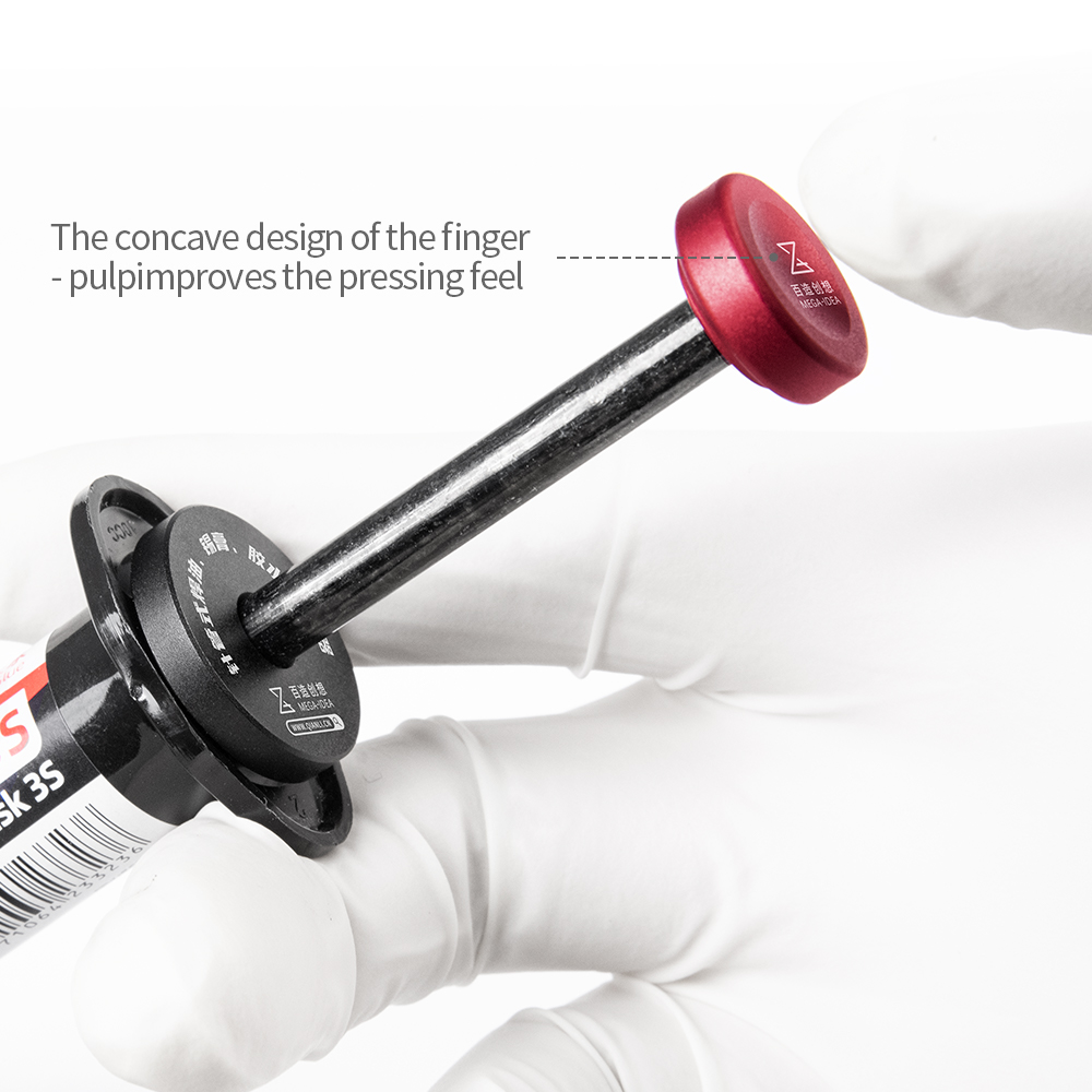 QianLi Needle Tube Booster – hliníkový píst pro dávkování tavidel a pájecích past