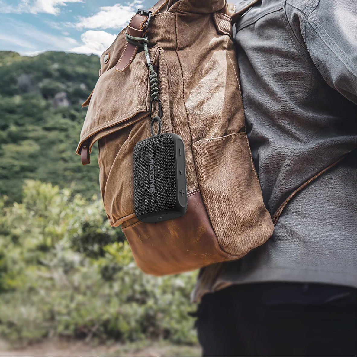 Miatone VibePocket – voděodolný Bluetooth reproduktor IPX7 6 W s TWS černý