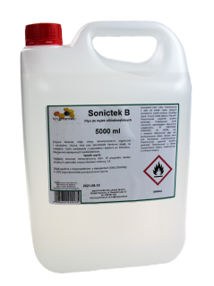 SONICTEK B 5 litrů - víceúčelová kapalina - určená pro použití v ultrazvukových čistících zařízeních