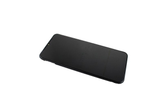 Originál LCD + Dotyková vrstva Realme C21Y černá RMX3261 - RMX3263 - repasovaný díl vyměněné sklíčko