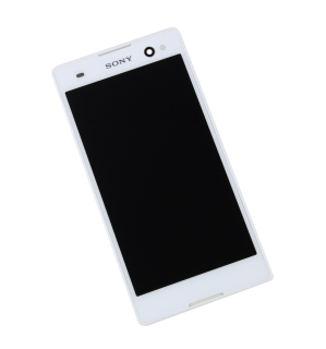 Originál LCD + Dotyková vrstva Sony Xperia C3 bilá