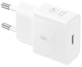 Originální síťová nabíječka Samsung EP-T2510EWE PD 25W bílá Bulk