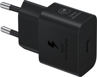 Originální síťová nabíječka Samsung EP-T2510EBE PD 25W černá Bulk